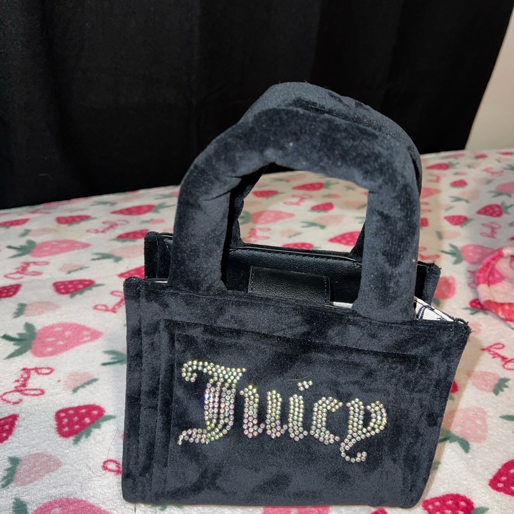 Juicy Couture Liquorice Big Spender Mini tote Bag